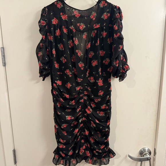 Like New Zara Floral Mini Dress - Picture 6 of 8